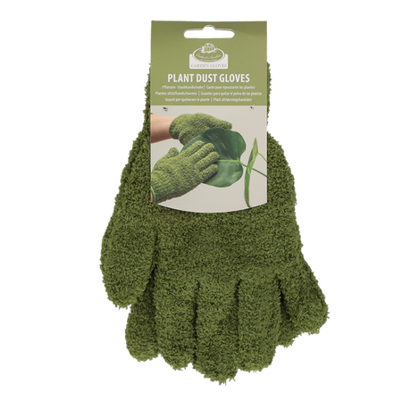 Planten afstof handschoenen groen