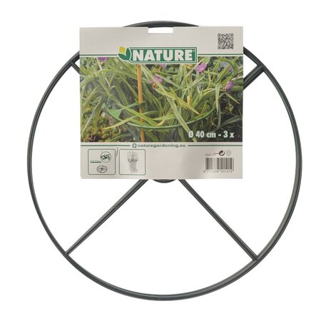 Plantensteunen rond d40cm groen 3st