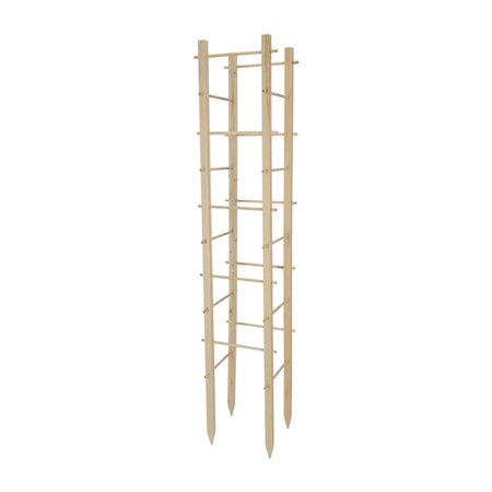Plantensteuntoren hout l40b38h12cm