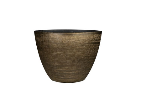Planter ryan l33b16h25cm shiny gold