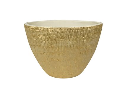 Planter ryan l33b16h25cm shiny sand - Ter Steege