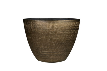 Planter ryan l46b18h35 shiny gold