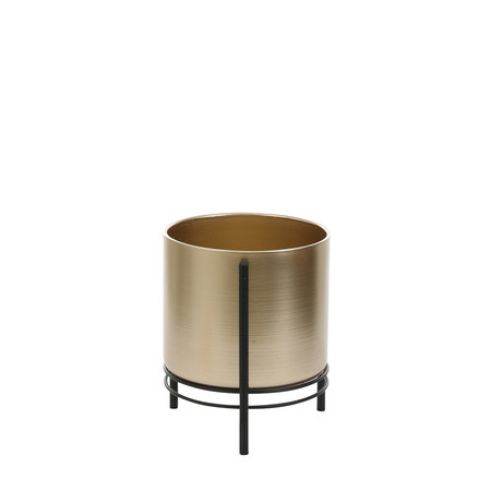 Planter sverre standaard d25h29cm goud - Mica