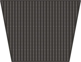 Plantmand plastic 19x19 cm - afbeelding 1