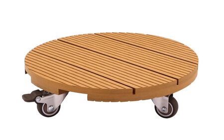Planttrolley wpc h7.5d30cm houtl.