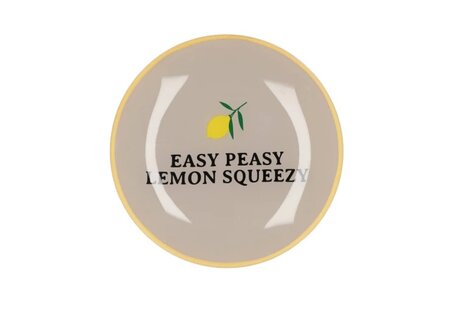 PLATE ROUND EASY PEASY 18X18X2CM