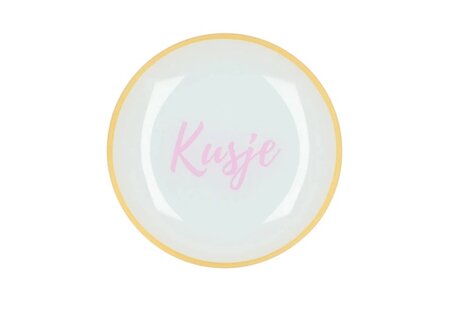 PLATE ROUND KUSJE 18X18X2CM