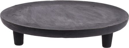 PLATEAU ROND 37CM MANGO HOUT Z