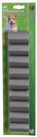 Poepzak grijs pak 9 rol a 20st