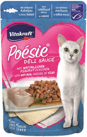 Poesie delisauce kabeljauw 85g