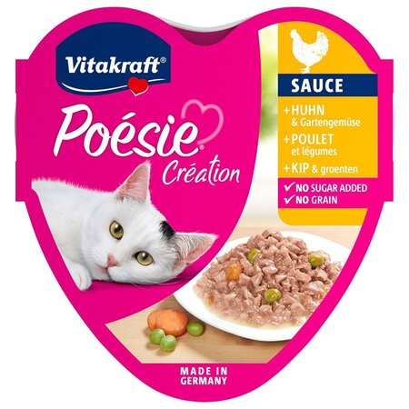 Poesie kip en goentesaus 85g