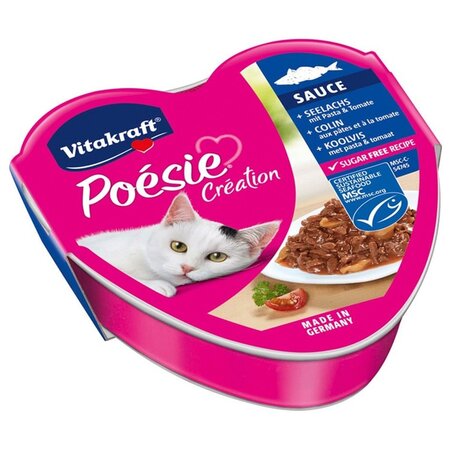 Poesie koolvis.pasta&tomaatsaus 85g