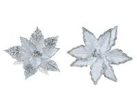 Poinsettiaclip plc d27h16cm a2