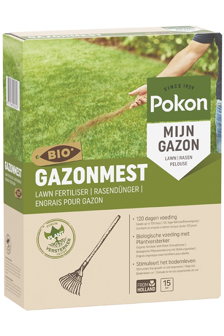 Pokon Bio Gazonmest 15 m2