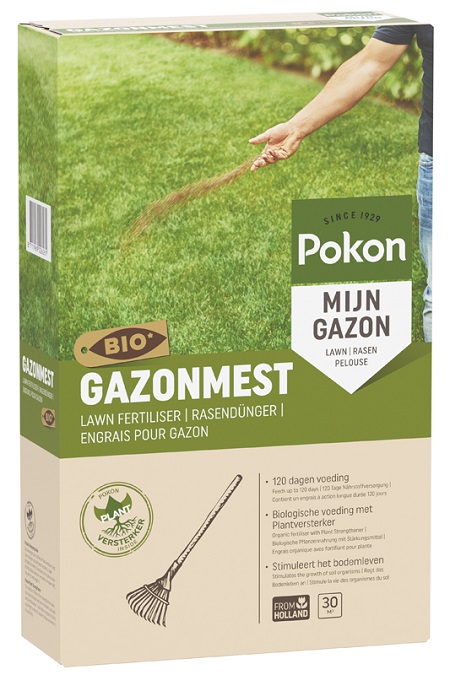 Pokon Bio Gazonmest 30 m2