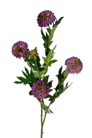 Pompomtak l60cm paars