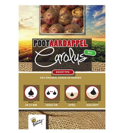Pootaardappel bio carolus 1kg