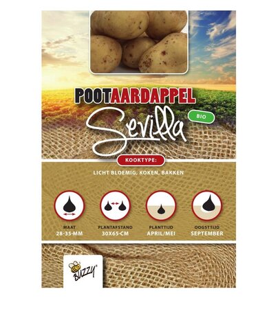 Pootaardappel bio sevilla 1 kilo