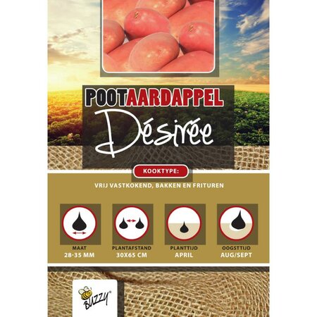 Pootaardappel desiree 1kg