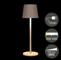 Portable lamp ribbel  27.5x9cm zand