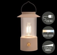Portable lantaarn 24x9cm zand