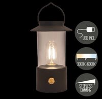 Portable lantaarn 24x9cm zwart