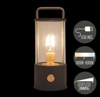 Portable lantaarn 25x11cm zwart