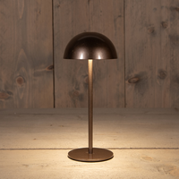 Portable tafellamp 22x9.5cm brons