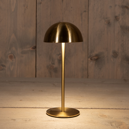 Portable tafellamp 22x9.5cm goud