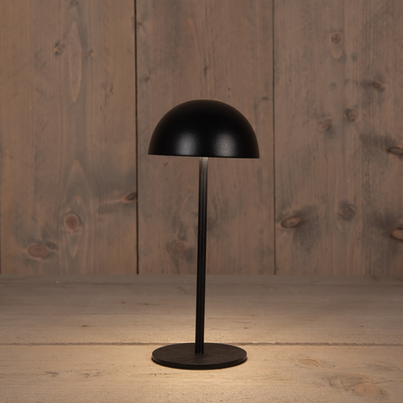 Portable tafellamp 22x9.5cm zwart