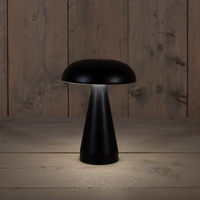 Portable tafellamp paddenstoel zwrt