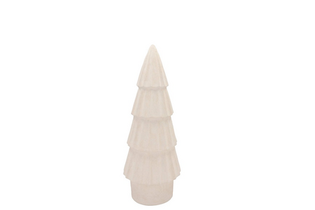 PORTO PINE TREE WHITE 14X14X28CM