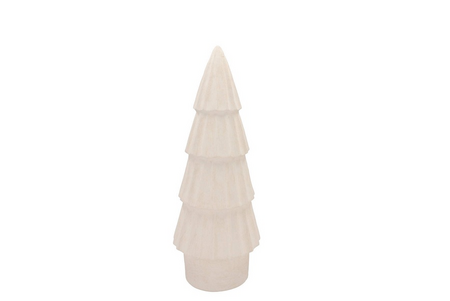 PORTO PINE TREE WHITE 17X17X38CM