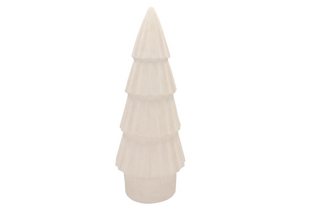 PORTO PINE TREE WHITE 25X25X65CM