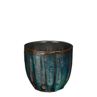 Pot afredo d19h17cm d.blauw