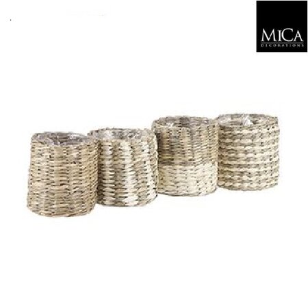 Pot alexis d7h7cm beige assorti per stuk