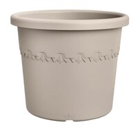 Pot algarve cilindro d25cm beige
