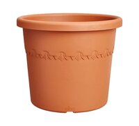 Pot algarve cilindro d25cm terra