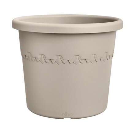 Pot algarve cilindro d35cm beige