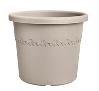 Pot algarve cilindro d35cm beige
