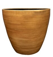 Pot alisa d34h30cm mosterd