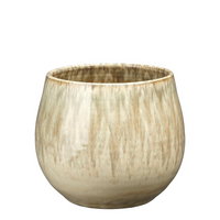 Pot amalia d21h18cm beige