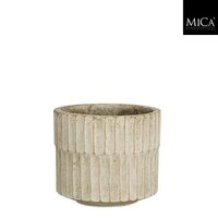 Pot apiro d17.50h15cm off white