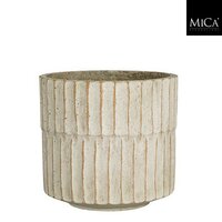 Pot apiro d22.50h21cm off white