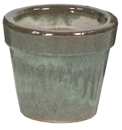 Pot basis glazuur d27h20cm groen M