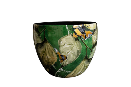 Pot bee green d21h16cm