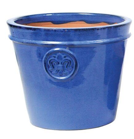 Pot bloem s d38h32cm blauw