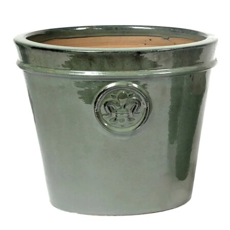 Pot bloem s d38h32cm pastelgroen