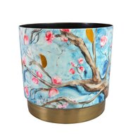 Pot blossom d29h26cm blauw