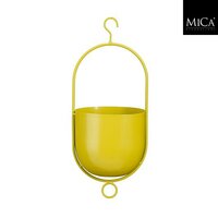 Pot bob hangend l15b14h36cm geel